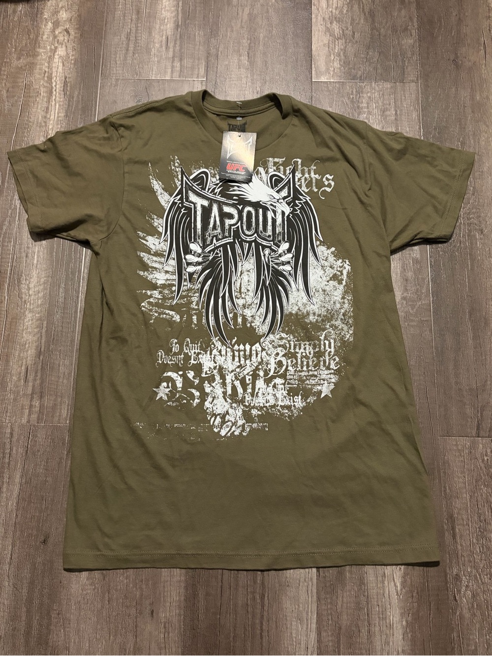 NWT Tapout Army Green Eagle Shirt (L)